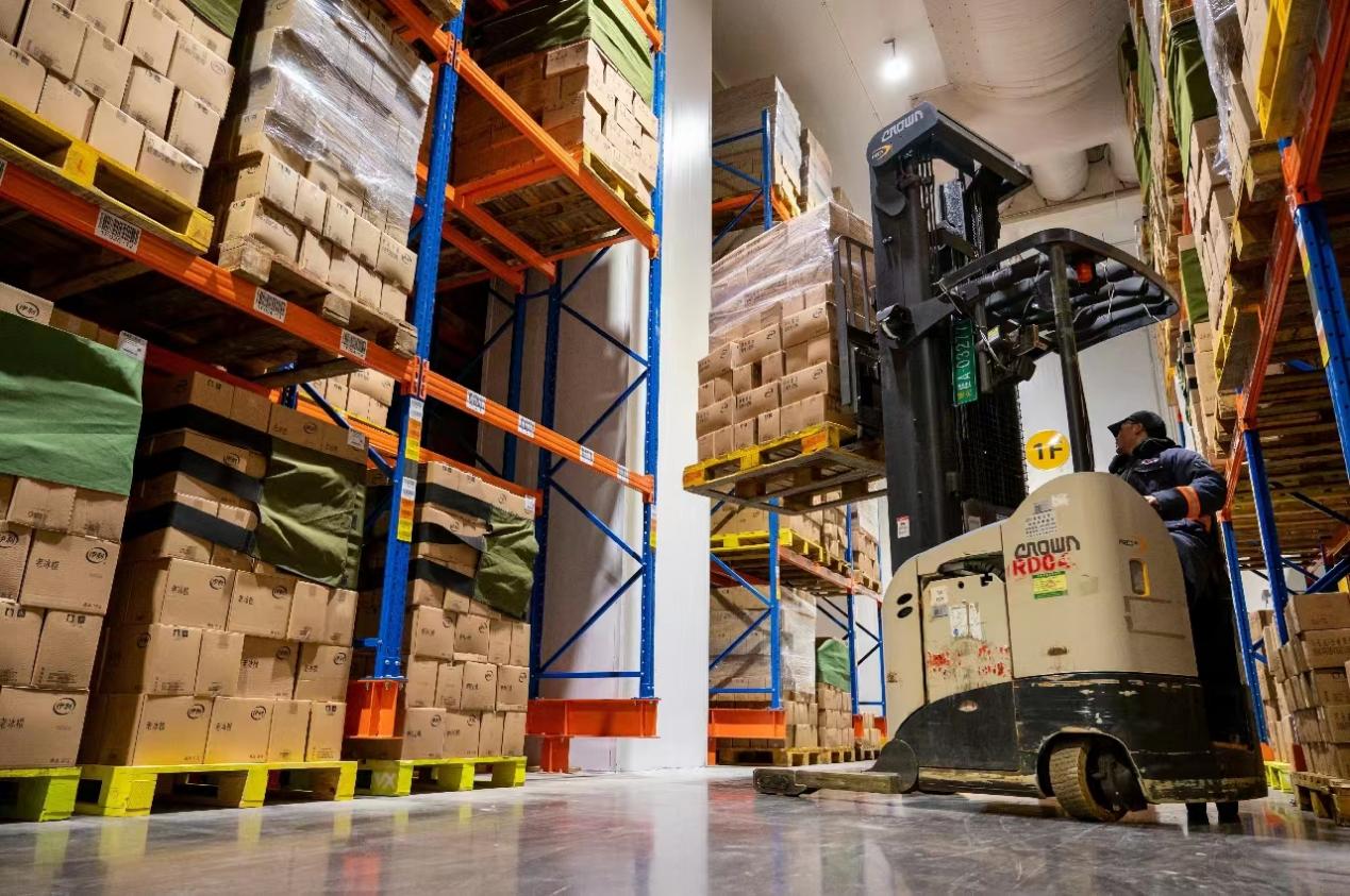 萬緯冷鏈南寧園區(qū)。 人民網(wǎng) 嚴立政攝