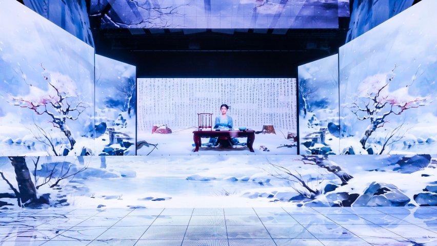 網(wǎng)易云音樂(lè)與小冰公司推出虛擬歌手陳水若演唱《風(fēng)雪千千》。主辦方供圖